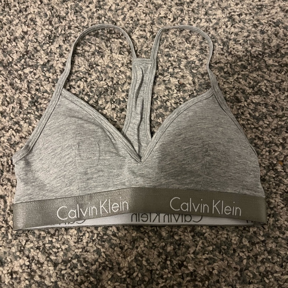 Light grey calvin Klein bra